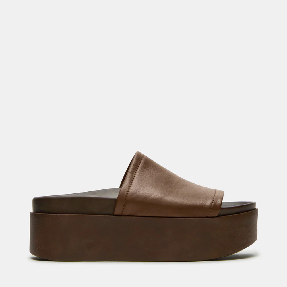 Arianna™ | Ciabatte in Pelle con Platform