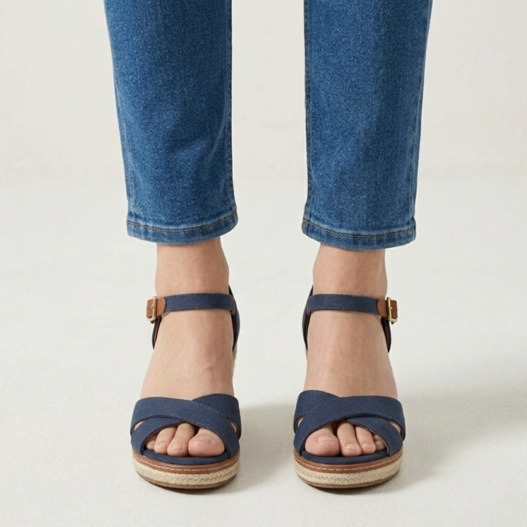 Brienne | Sandalo Comfort Con Zeppa