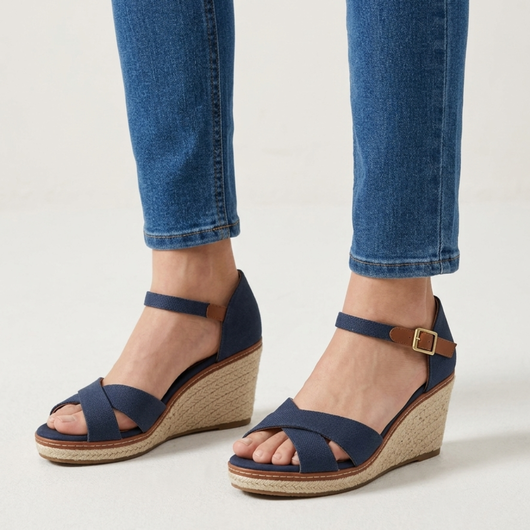 Brienne | Sandalo Comfort Con Zeppa