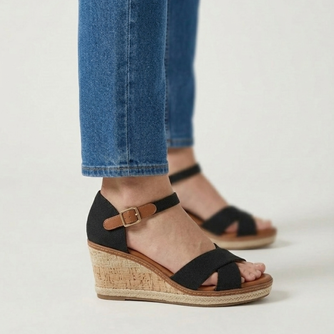 Brienne | Sandalo Comfort Con Zeppa