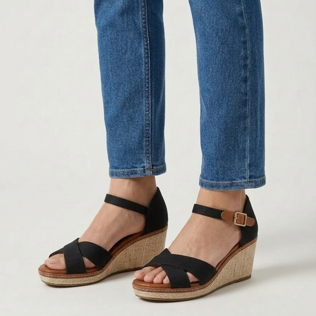 Brienne | Sandalo Comfort Con Zeppa