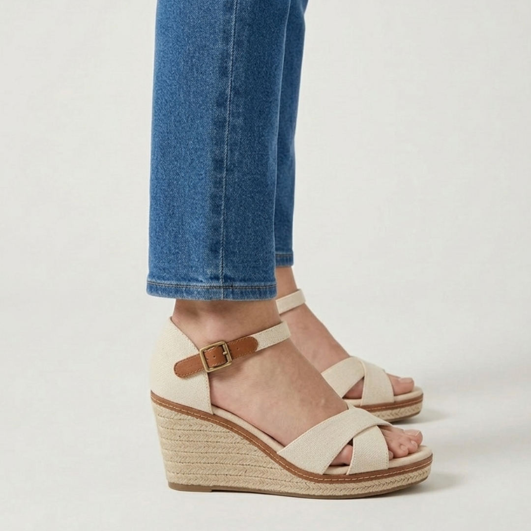 Brienne | Sandalo Comfort Con Zeppa