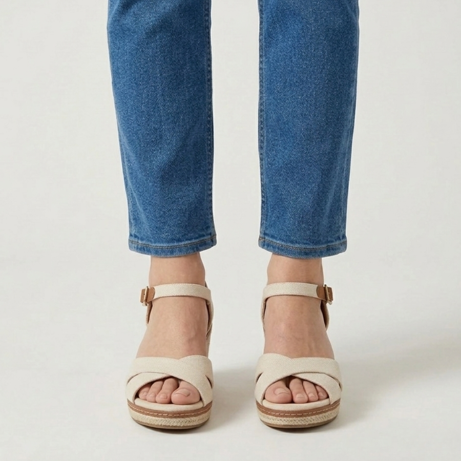 Brienne | Sandalo Comfort Con Zeppa