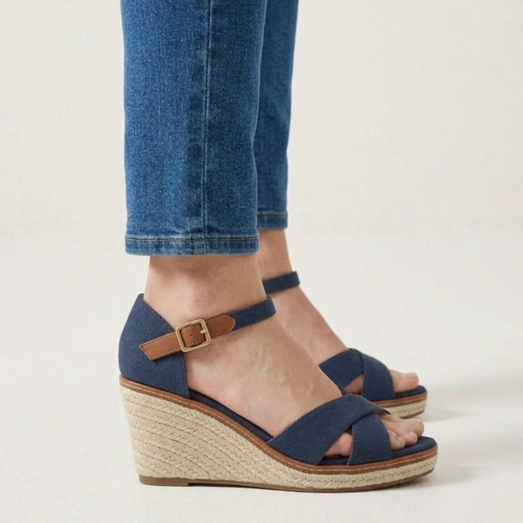 Brienne | Sandalo Comfort Con Zeppa