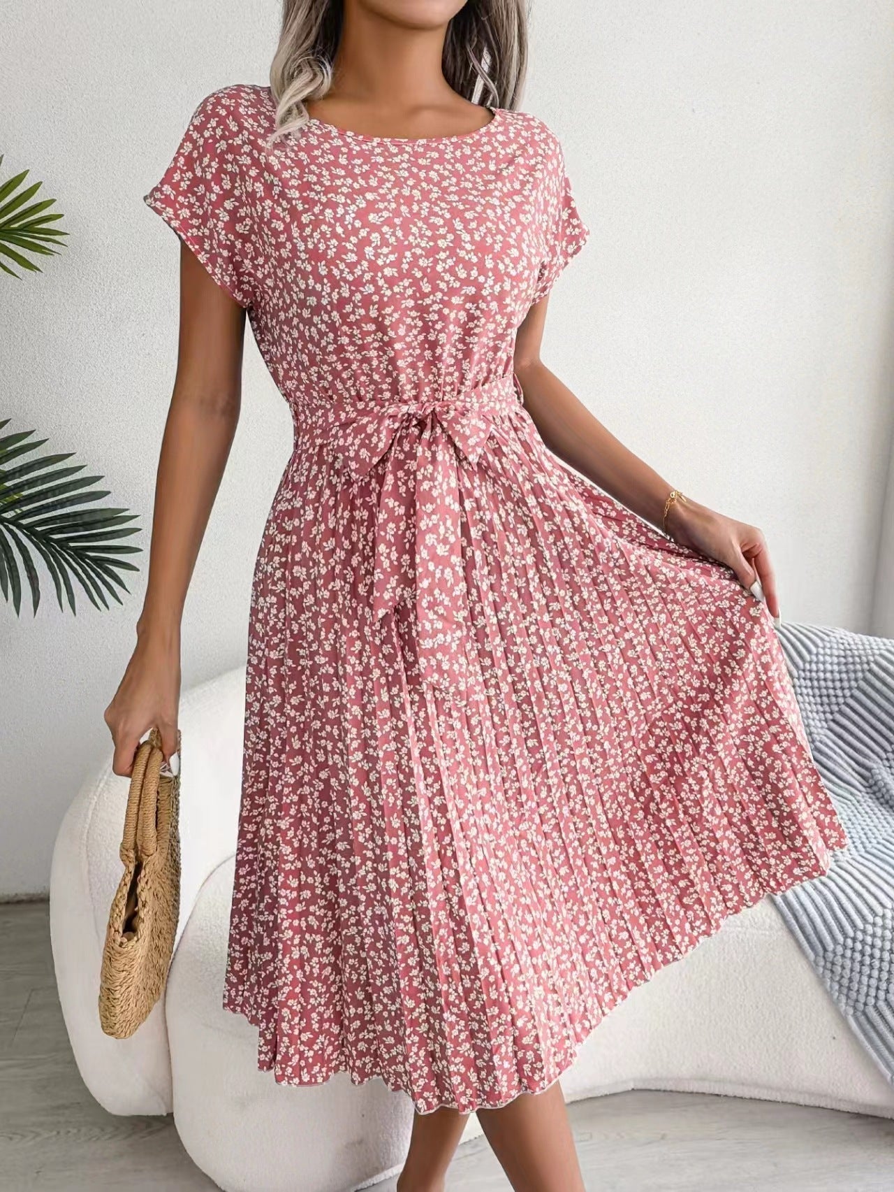 Taryn™ | Leggero Abito Vintage con Motivo Floreale
